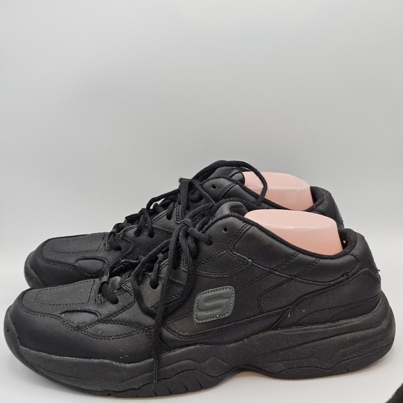 Sketchers  slip resistant  leather work shoes size 11.5 - Picture 7 of 15